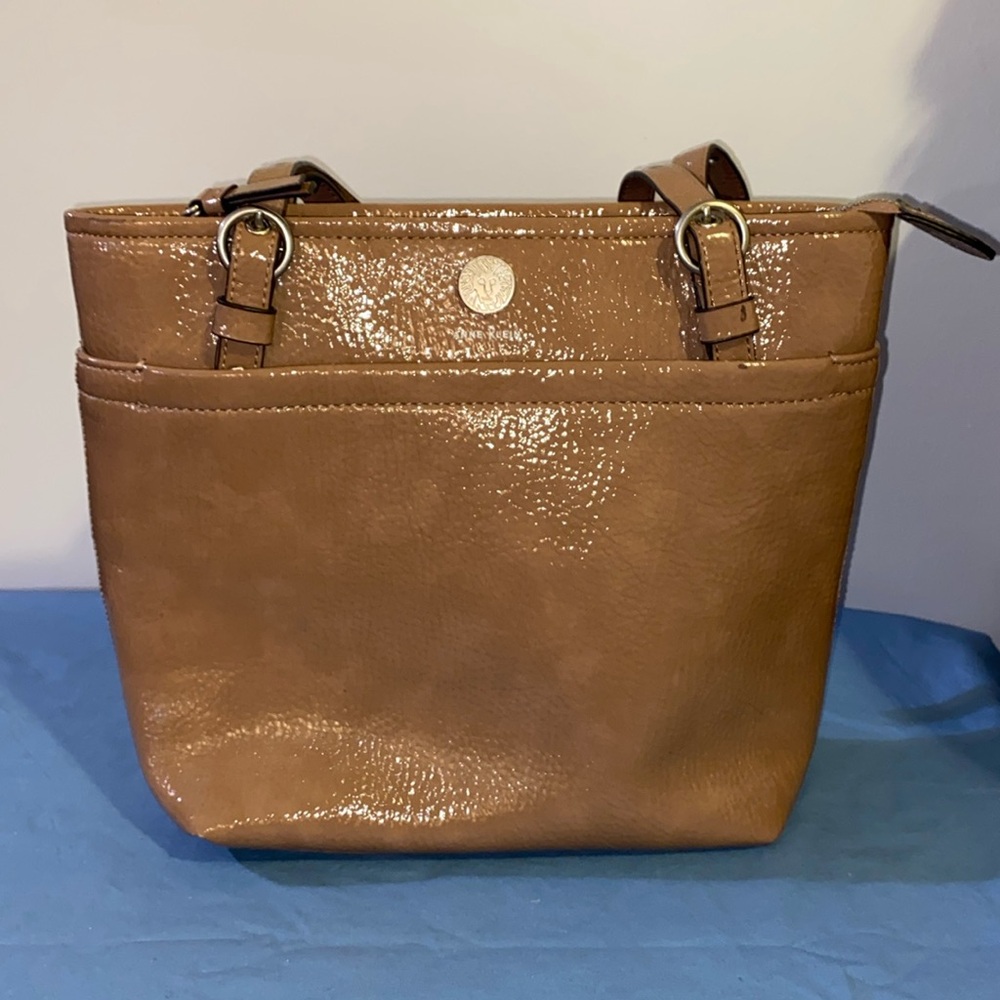Anne Klein bag- tan/blush color